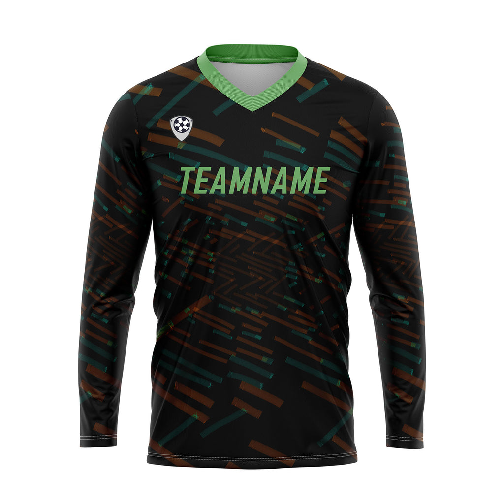 Custom Orange Green Basketball Soccer Football Shooting Long T-Shirt for Adults and Kids enthsush