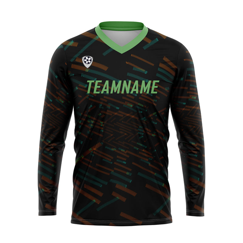 Custom Orange Green Basketball Soccer Football Shooting Long T-Shirt for Adults and Kids