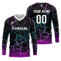 Custom Blue Powder Basketball Soccer Football Shooting Long T-Shirt for Adults and Kids enthsush