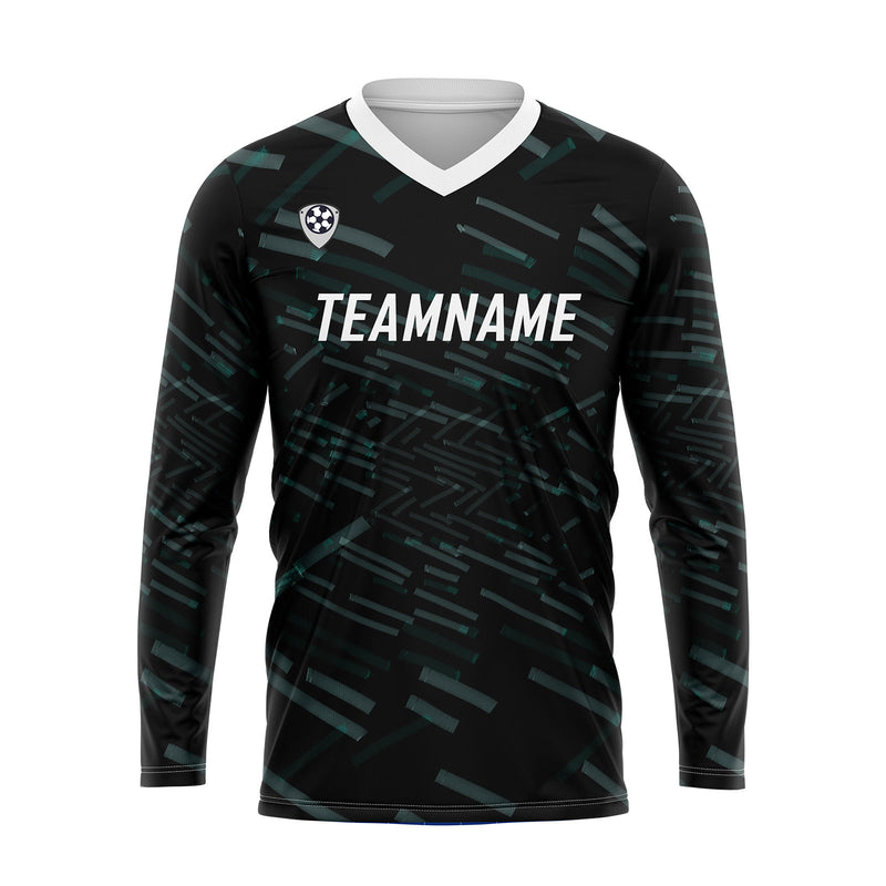 Custom Green White Basketball Soccer Football Shooting Long T-Shirt for Adults and Kids