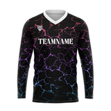 Custom Black White Pink Basketball Soccer Football Shooting Long T-Shirt for Adults and Kids