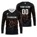 Custom Orange Blue Basketball Soccer Football Shooting Long T-Shirt for Adults and Kids enthsush