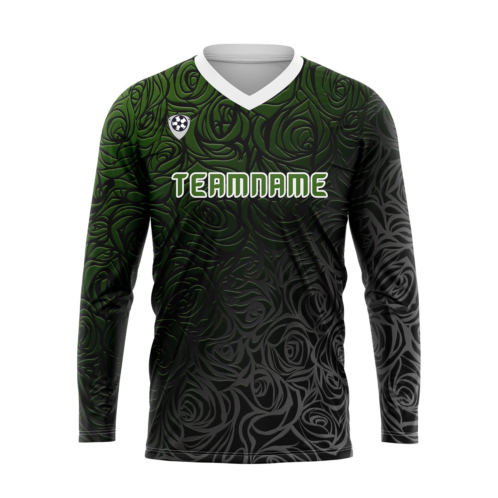 Custom Olive Green Basketball Soccer Football Shooting Long T-Shirt for Adults and Kids enthsush