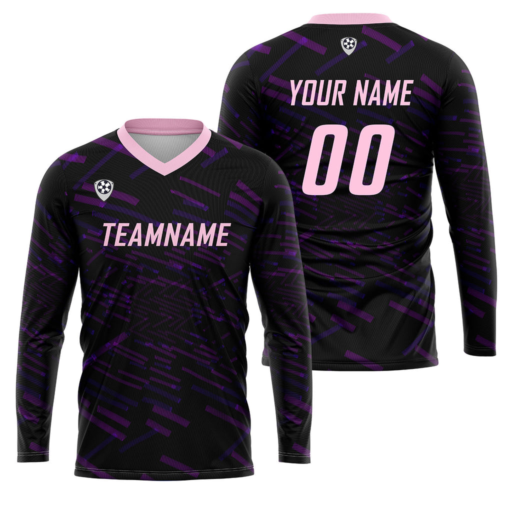 Custom Purple Pink Basketball Soccer Football Shooting Long T-Shirt for Adults and Kids enthsush