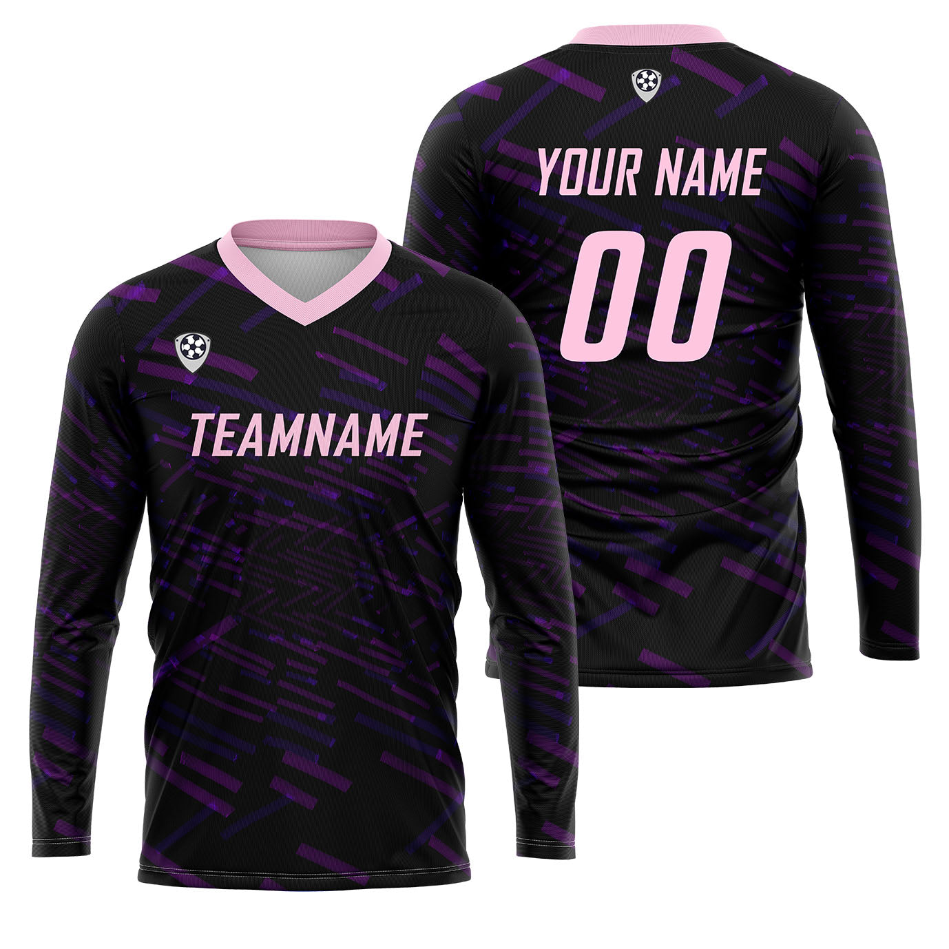 Custom Purple Pink Basketball Soccer Football Shooting Long T-Shirt for Adults and Kids enthsush