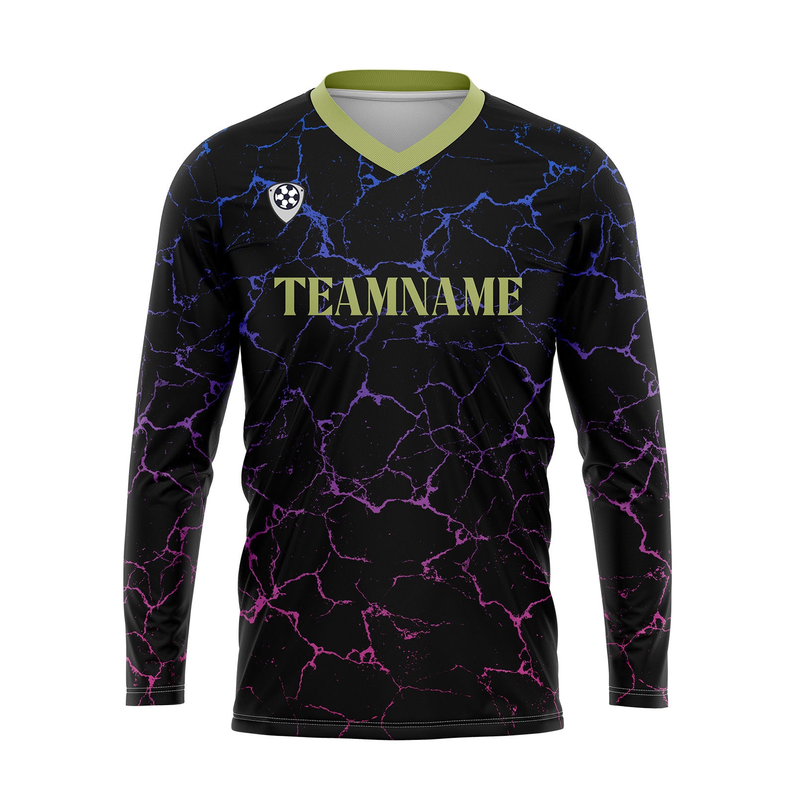 Custom Black Green Basketball Soccer Football Shooting Long T-Shirt for Adults and Kids enthsush