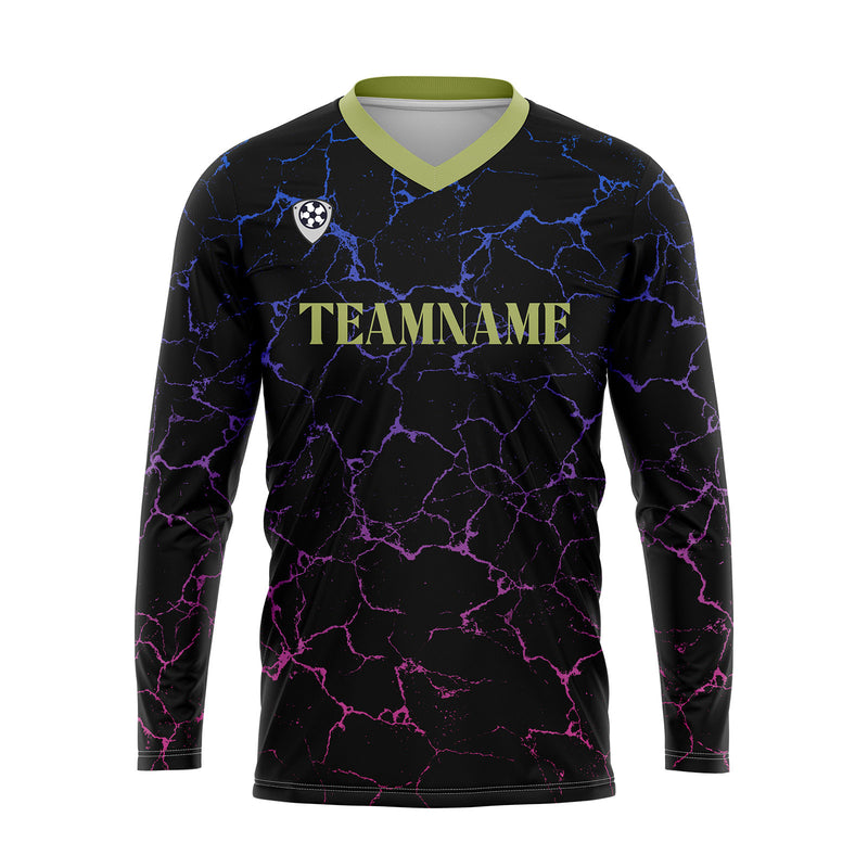 Custom Black Green Basketball Soccer Football Shooting Long T-Shirt for Adults and Kids