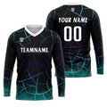 Custom Green Basketball Soccer Football Shooting Long T-Shirt for Adults and Kids enthsush