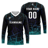 Custom Green Basketball Soccer Football Shooting Long T-Shirt for Adults and Kids