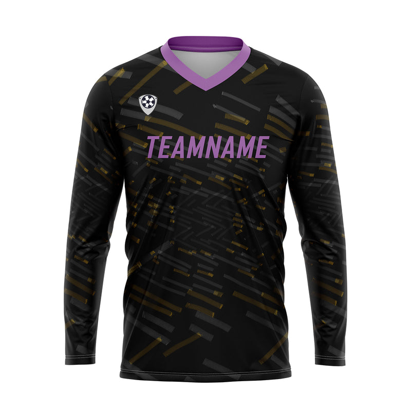 Custom Yellow Purple Basketball Soccer Football Shooting Long T-Shirt for Adults and Kids