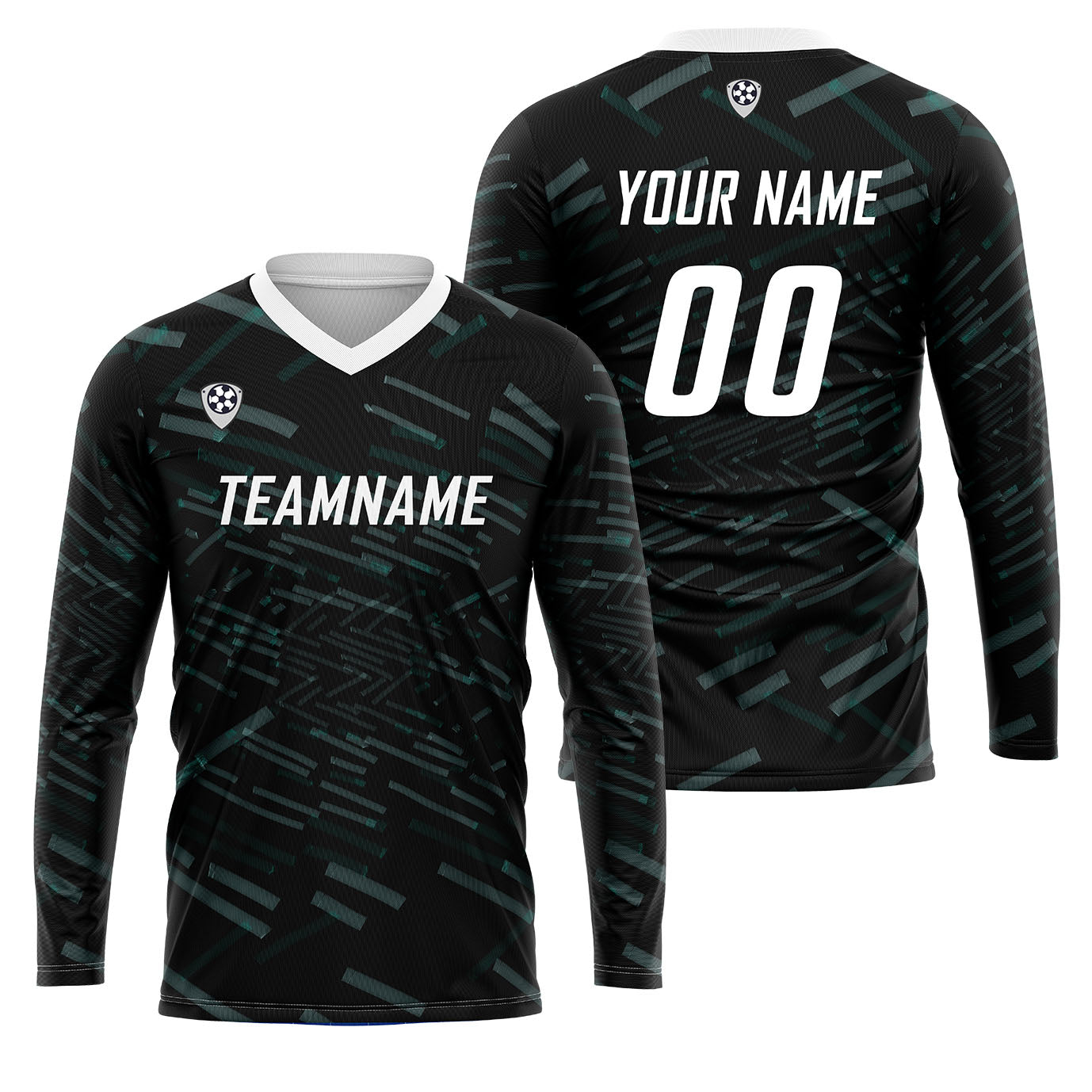 Custom Green White Basketball Soccer Football Shooting Long T-Shirt for Adults and Kids enthsush