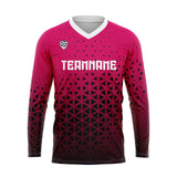 Custom White Rose Basketball Soccer Football Shooting Long T-Shirt for Adults and Kids