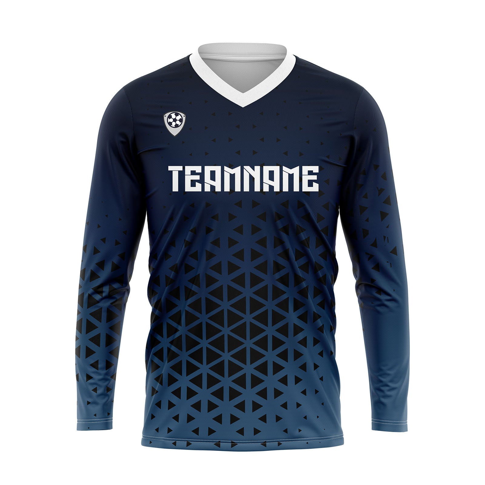 Custom Blue White Basketball Soccer Football Shooting Long T-Shirt for Adults and Kids enthsush