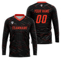 Custom Red White Basketball Soccer Football Shooting Long T-Shirt for Adults and Kids enthsush