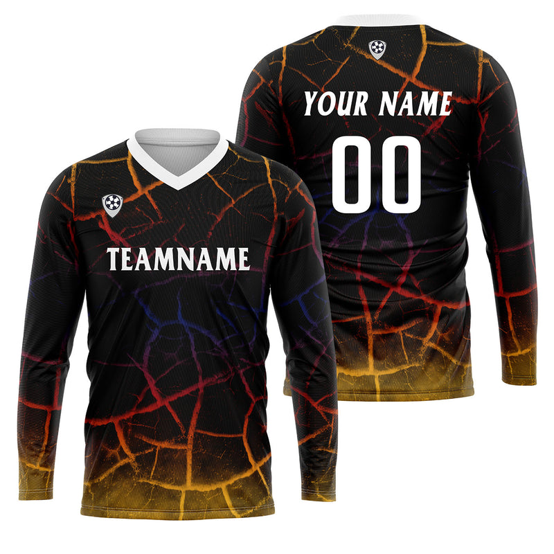 Custom Orange Basketball Soccer Football Shooting Long T-Shirt for Adults and Kids
