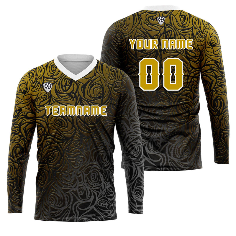 Custom Yellow Basketball Soccer Football Shooting Long T-Shirt for Adults and Kids