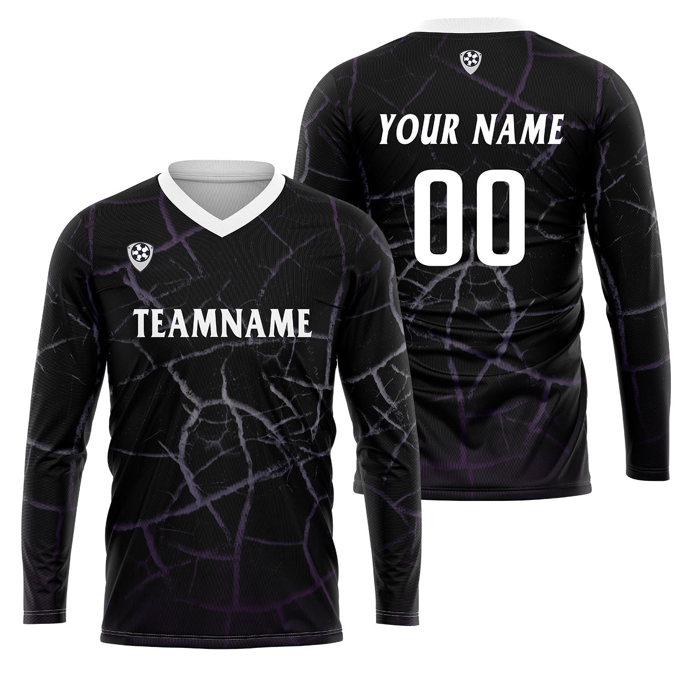 Custom Purple Basketball Soccer Football Shooting Long T-Shirt for Adults and Kids enthsush
