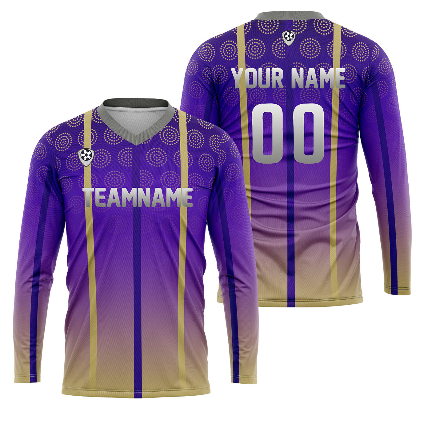 Custom Purple Gray Basketball Soccer Football Shooting Long T-Shirt for Adults and Kids enthsush