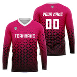 Custom White Rose Basketball Soccer Football Shooting Long T-Shirt for Adults and Kids