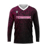 Custom Rose Basketball Soccer Football Shooting Long T-Shirt for Adults and Kids