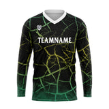 Custom Yellow Green Basketball Soccer Football Shooting Long T-Shirt for Adults and Kids