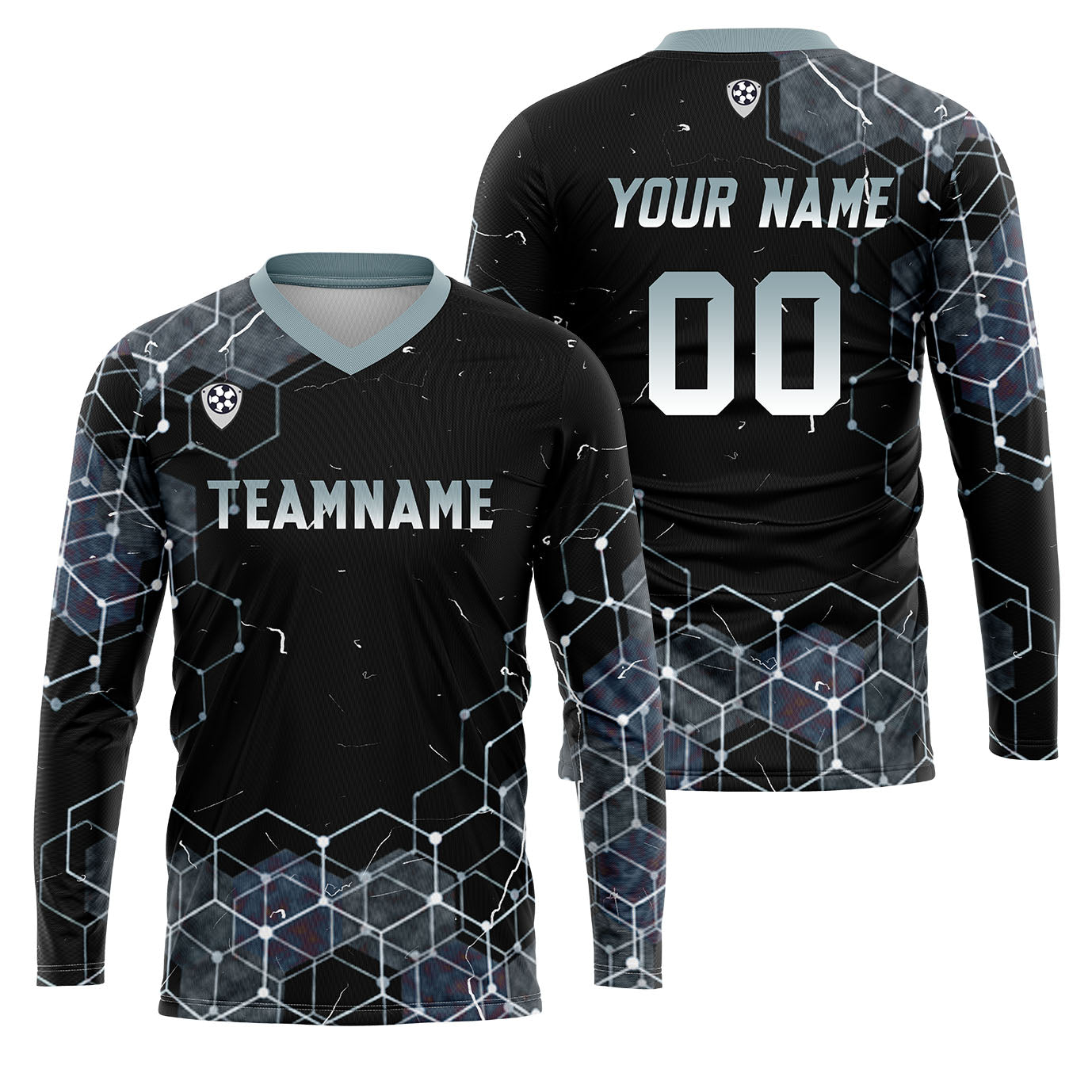 Custom Ash Basketball Soccer Football Shooting Long T-Shirt for Adults and Kids enthsush