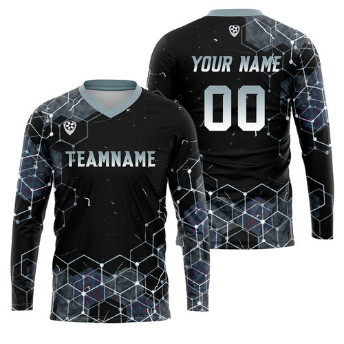 Custom Ash Basketball Soccer Football Shooting Long T-Shirt for Adults and Kids enthsush