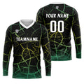 Custom Yellow Green Basketball Soccer Football Shooting Long T-Shirt for Adults and Kids enthsush