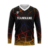 Custom Orange Basketball Soccer Football Shooting Long T-Shirt for Adults and Kids