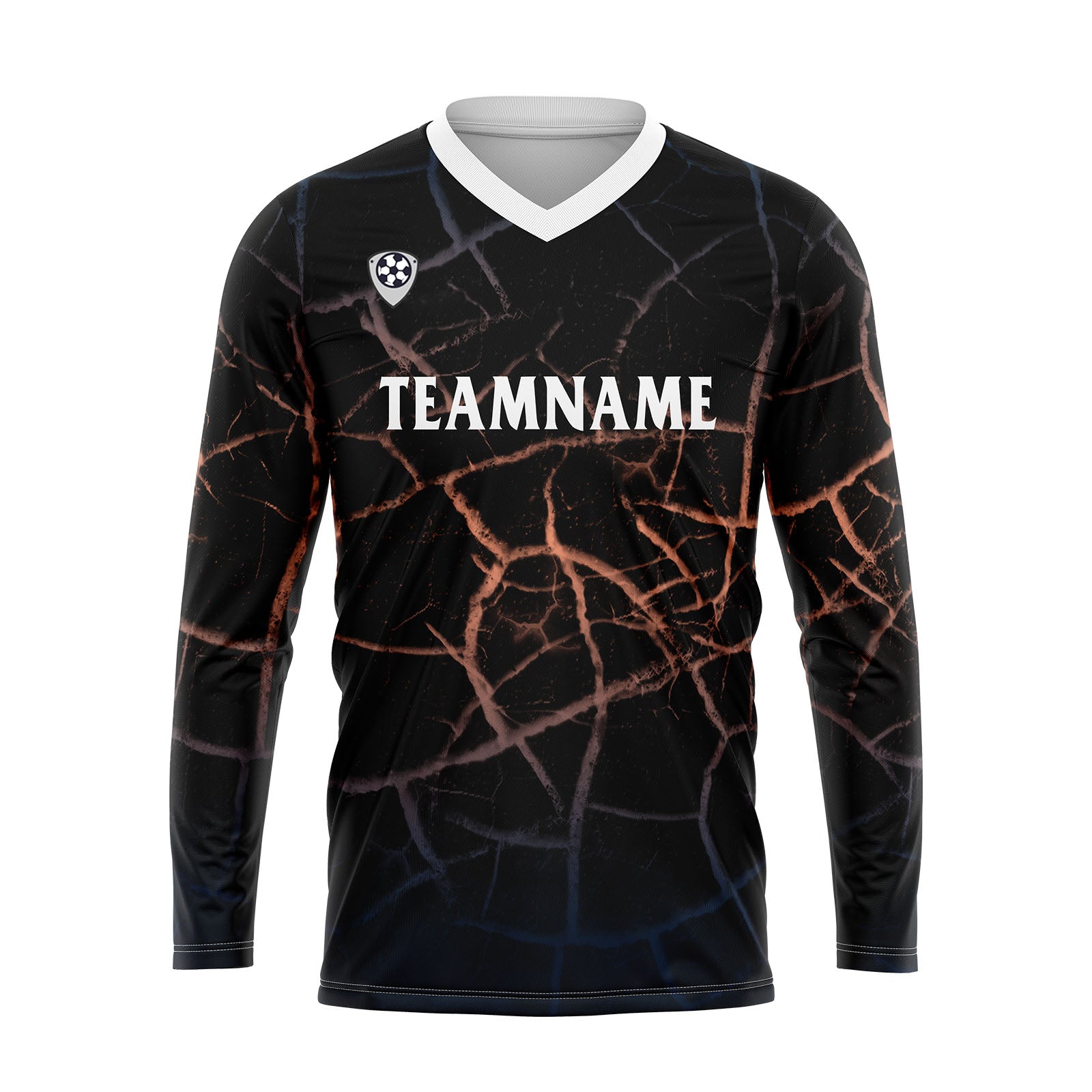 Custom Orange Blue Basketball Soccer Football Shooting Long T-Shirt for Adults and Kids enthsush