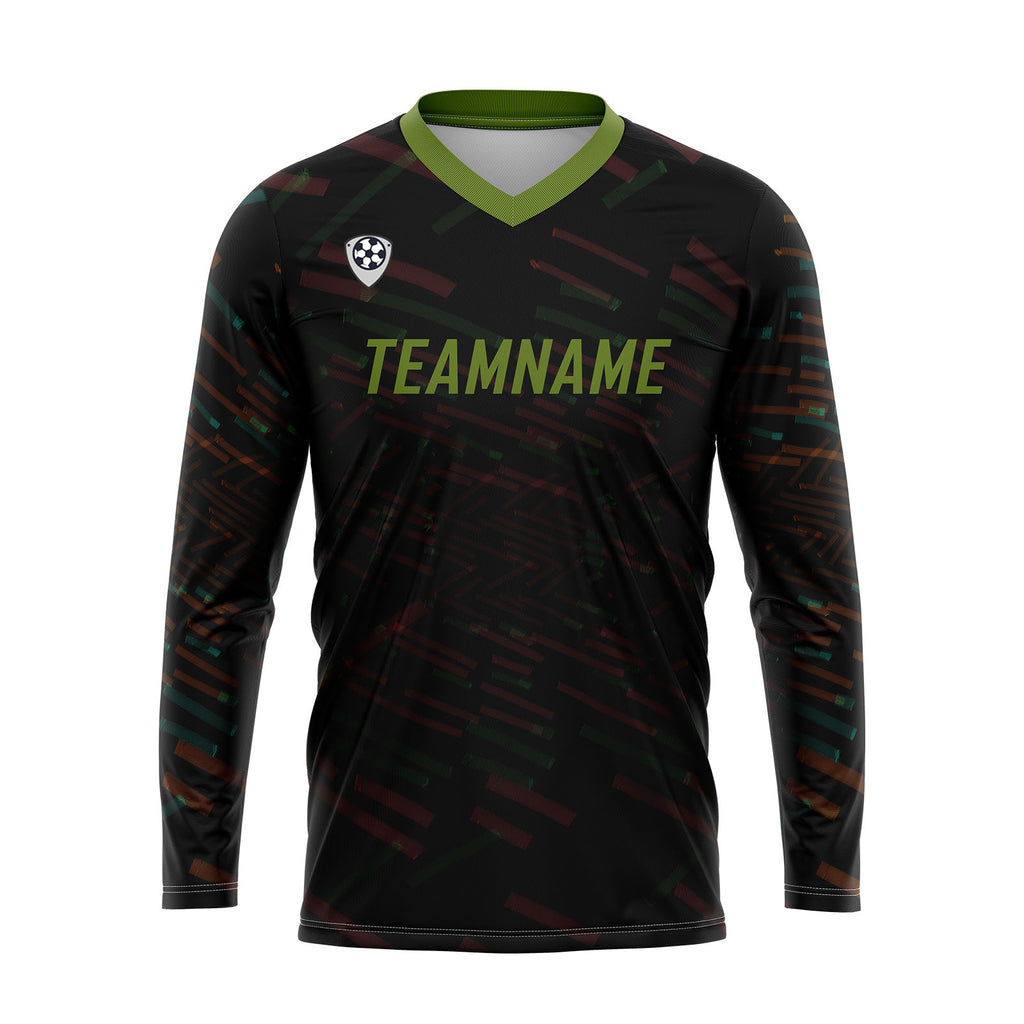 Custom Orange Olive Green Basketball Soccer Football Shooting Long T-Shirt for Adults and Kids enthsush