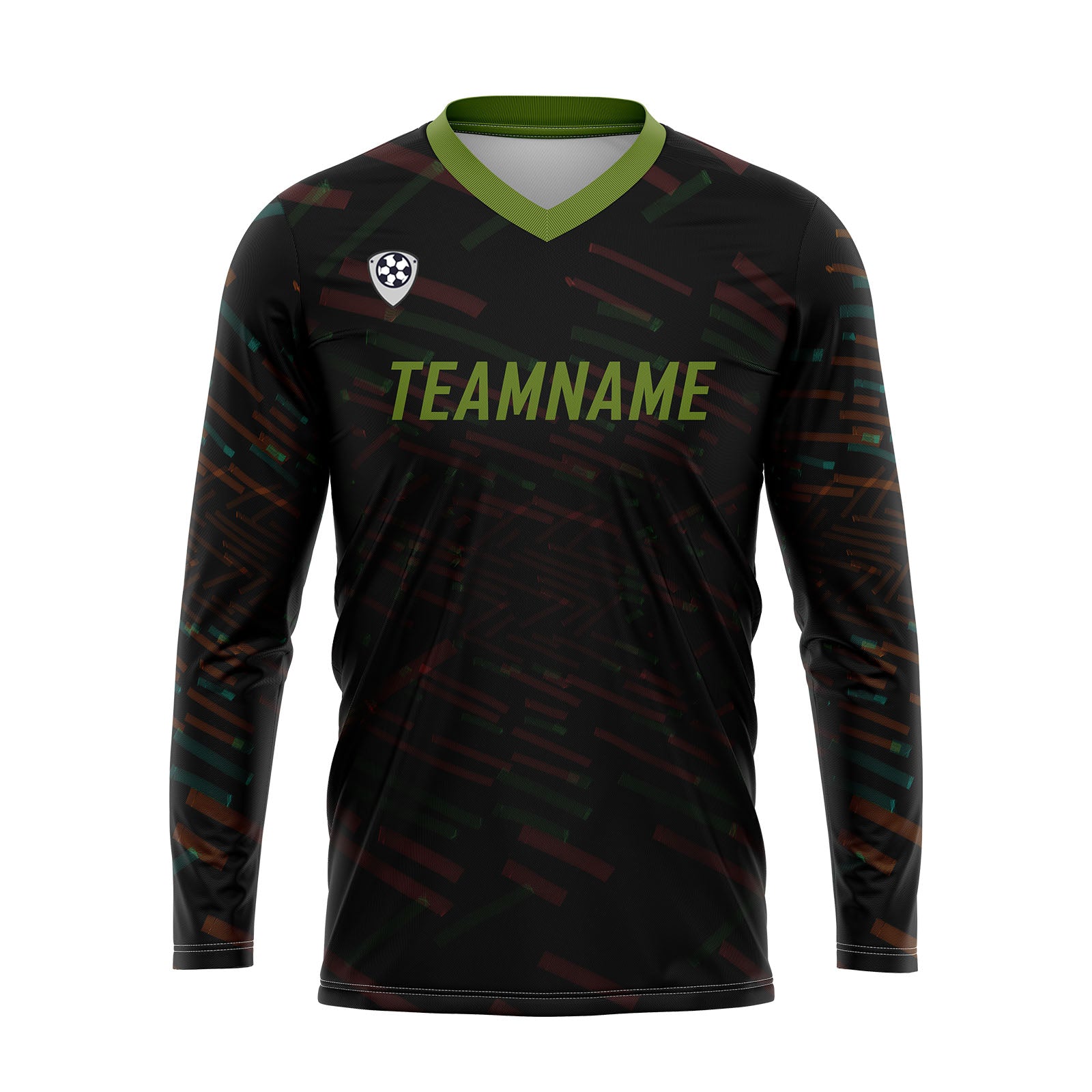 Custom Orange Olive Green Basketball Soccer Football Shooting Long T-Shirt for Adults and Kids enthsush
