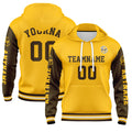 Custom Brown Yellow Sweatshirt Hoodie For Men Women Girl Boy Print Your Logo Name Number enthsush