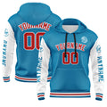 Custom Blue White Red Sweatshirt Hoodie For Men Women Girl Boy Print Your Logo Name Number enthsush