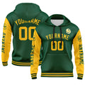Custom Green Yellow Sweatshirt Hoodie For Men Women Girl Boy Print Your Logo Name Number enthsush