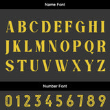 Custom Black Lemon Yellow Basketball Soccer Football Shooting Long T-Shirt for Adults and Kids