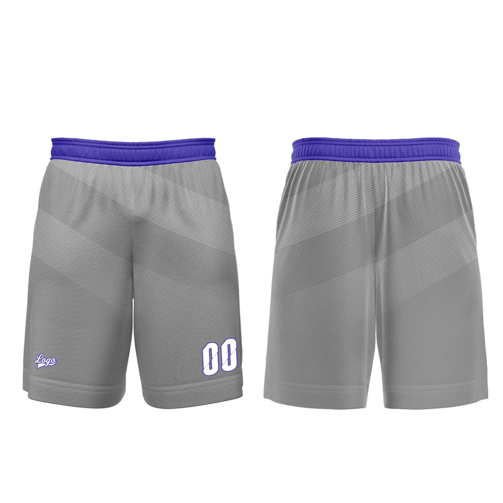 Custom Grey Basketball Jersey Uniform Suit Printed Your Logo Name Number enthsush