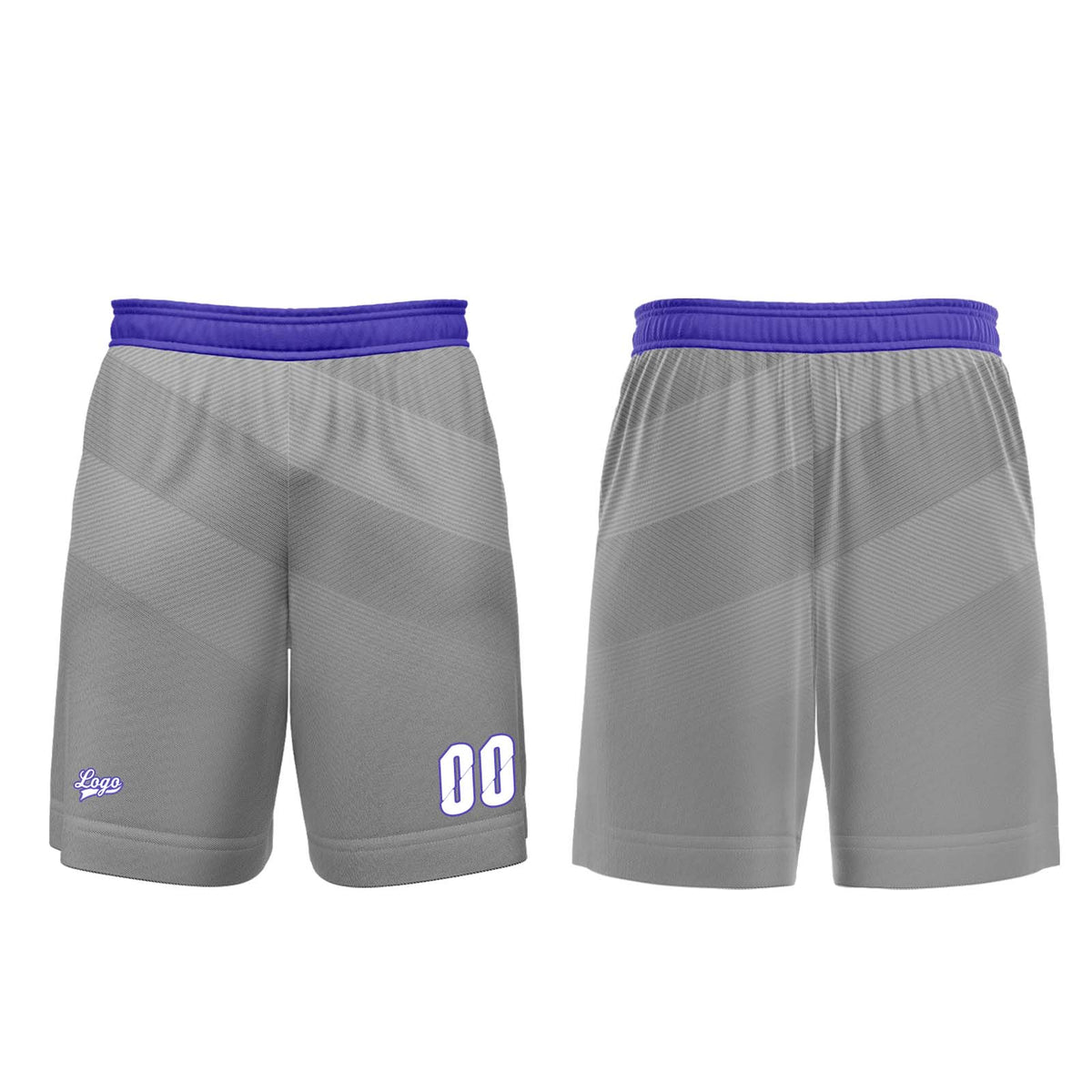 Custom Grey Basketball Jersey Uniform Suit Printed Your Logo Name Number enthsush