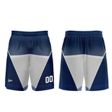 Custom Navy Gray Basketball Jersey Uniform Suit Printed Your Logo Name Number