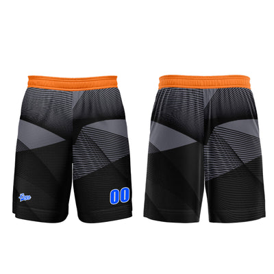 Custom Black Orange Basketball Jersey Uniform Suit Printed Your Logo Name Number enthsush