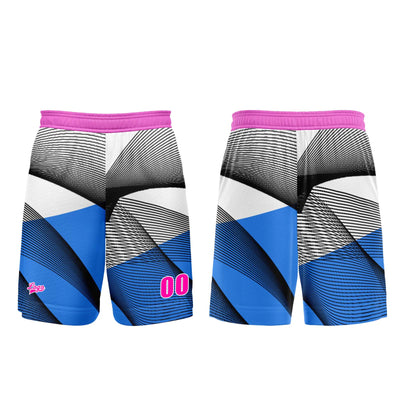 Custom Blue Pink Basketball Jersey Uniform Suit Printed Your Logo Name Number enthsush