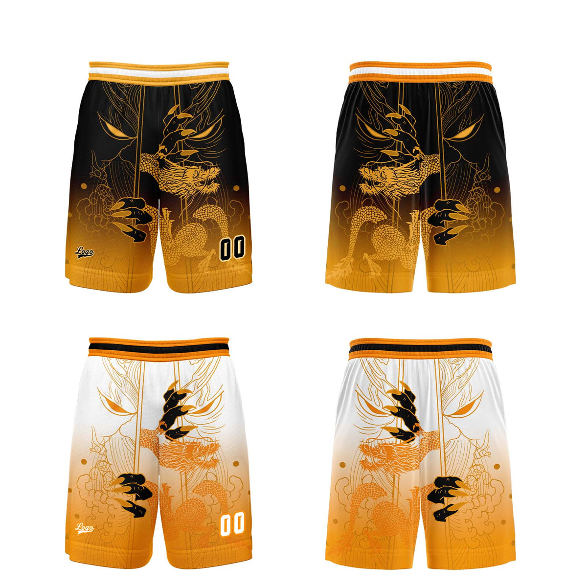 Custom Orange Reversible Basketball Suit for Adults and Kids Personalized Jersey enthsush