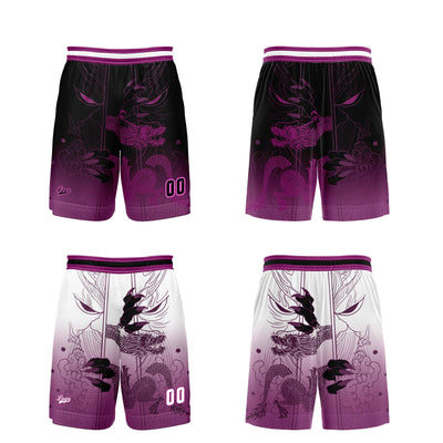 Custom Rose Reversible Basketball Suit for Adults and Kids Personalized Jersey enthsush