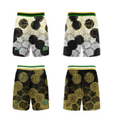 Custom Black Yellow Reversible Basketball Suit for Adults and Kids Personalized Jersey