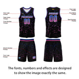 Custom Rose Purple Basketball Jersey Uniform Suit Printed Your Logo Name Number