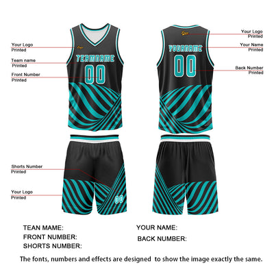 Custom Water Blue Basketball Jersey Uniform Suit Printed Your Logo Name Number enthsush