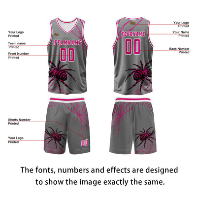 Custom Ash Powder Basketball Jersey Uniform Suit Printed Your Logo Name Number enthsush