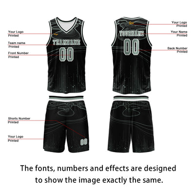 Custom Aqua Basketball Jersey Uniform Suit Printed Your Logo Name Number enthsush