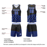 Custom Blue Basketball Jersey Uniform Suit Printed Your Logo Name Number