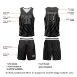 Custom Black Basketball Jersey Uniform Suit Printed Your Logo Name Number